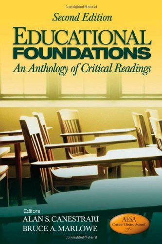 Educational Foundations by Alan S Canestrari