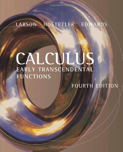 Calculus Early Transcendental Functions by Larson