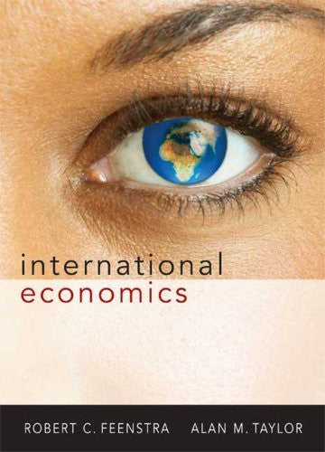 International Economics by Robert C Feenstra