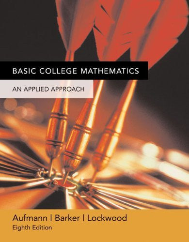 Basic College Mathematics by Richard N Aufmann