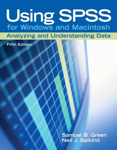 Using Spss For Windows And Macintosh by Samuel B Green