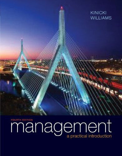 Management A Practical Introduction by Angelo Kinicki