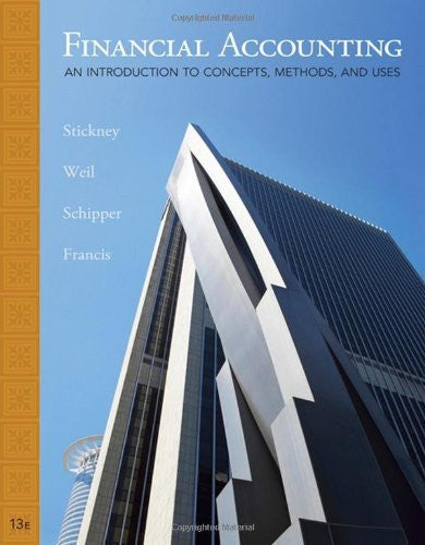 Financial Accounting by Clyde P Stickney