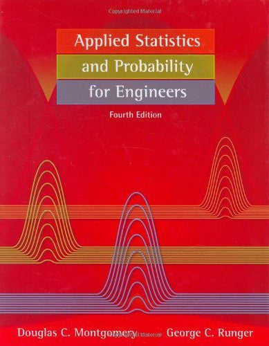Applied Statistics And Probability For Engineers by Montgomery