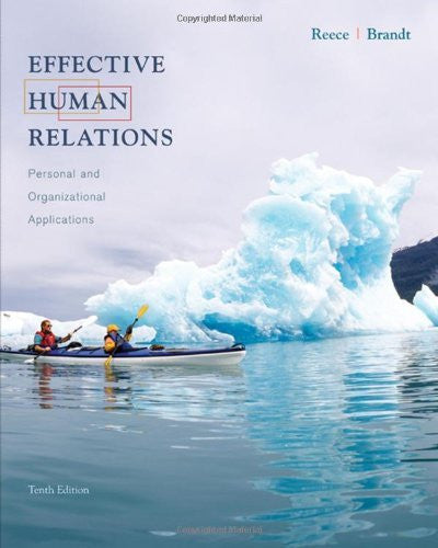 Effective Human Relations by Barry Reece