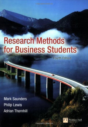 Research Methods For Business Students by Mark Saunders