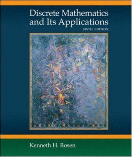 Discrete Mathematics And Its Applications by Kenneth H Rosen