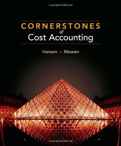 Cornerstones of Cost Management by Don Hansen