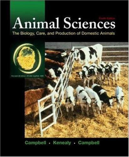 Animal Sciences by John R Campbell