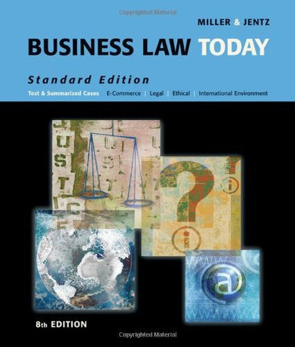 Business Law Today by Roger LeRoy(Roger LeRoy Miller) Miller