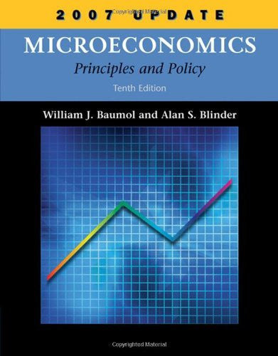 Microeconomics Principles And Policy by William J Baumol