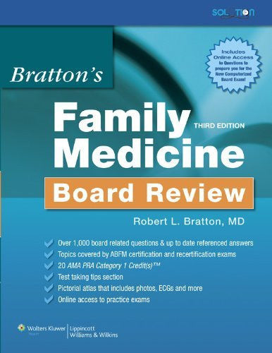 Bratton's Family Medicine Board Review by Robert L Bratton / Baldor