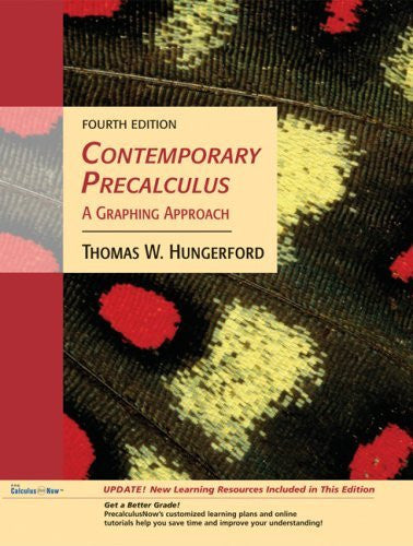 Contemporary Precalculus by Thomas W Hungerford