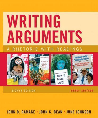 Writing Arguments Brief Edition by John D Ramage