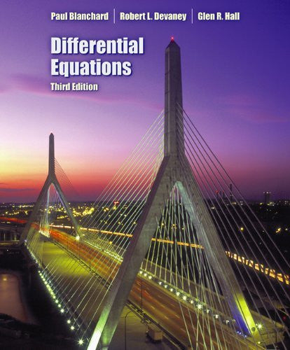 Differential Equations by Paul Blanchard