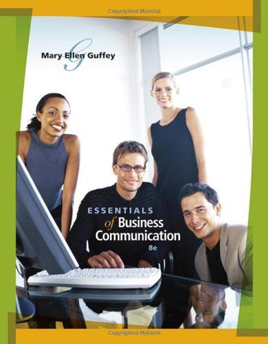 Essentials of Business Communication by Mary Ellen Guffey