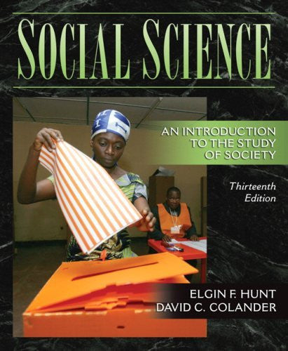 Social Science by Elgin F Hunt