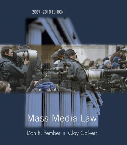 Mass Media Law by Don Pember / Calvert