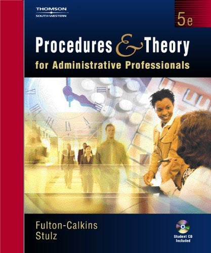 Procedures And Theory For Administrative Professionals by Stulz