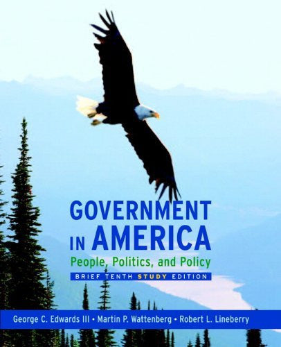 Government In America Brief Edition by George C Edwards