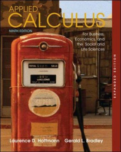 Applied Calculus For Business Economics And The Social And Life