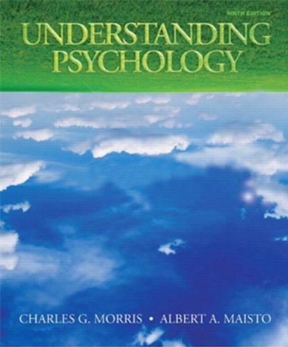 Understanding Psychology by Charles G Morris