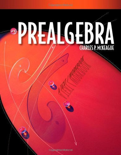 Prealgebra by Charles P McKeague