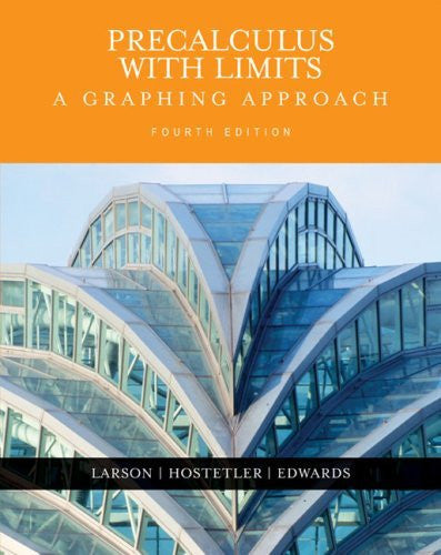 Precalculus With Limits A Graphing Approach by Ron Larson