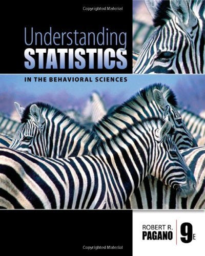 Understanding Statistics In The Behavioral Sciences by Robert R Pagano
