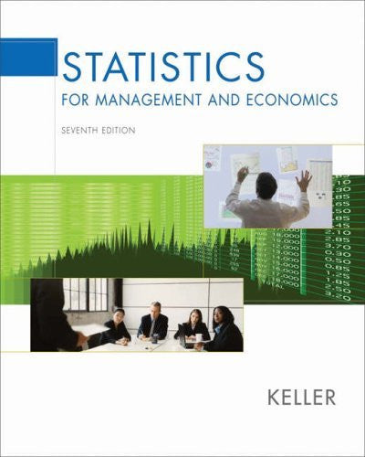 Statistics For Management And Economics by Gerald Keller