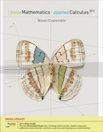 Finite Mathematics And Applied Calculus by Stefan Waner