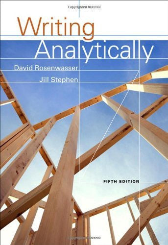 Writing Analytically by David Rosenwasser
