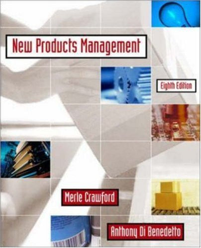 New Products Management by C Merle Crawford