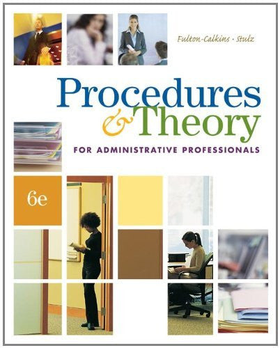 Procedures And Theory For Administrative Professionals by Stulz