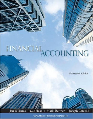 Financial Accounting by Jan Williams