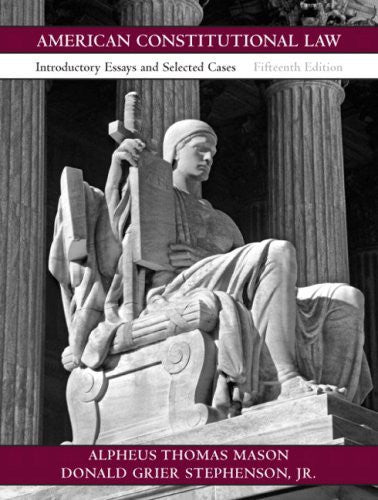 American Constitutional Law by Alpheus Thomas Mason