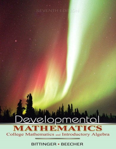 Developmental Mathematics by Marvin L Bittinger