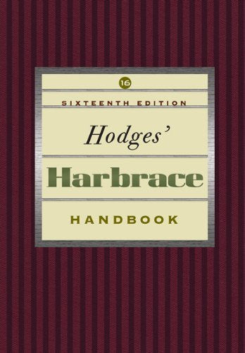 Hodges' Harbrace Handbook by Cheryl Glenn / Hodges