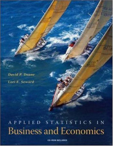 Applied Statistics In Business And Economics by David Doane