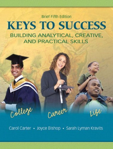 Keys To College Success by Carol Carter