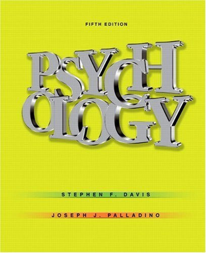 Psychology by Stephen F Davis