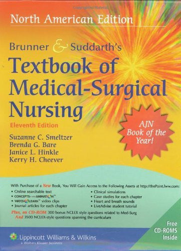 Brunner And Suddarth's Textbook Of Medical Surgical Nursing by