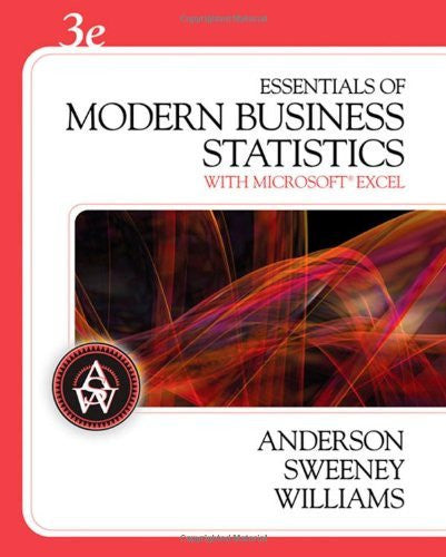 Essentials of Modern Business Statistics With Microsoft Excel Anderson