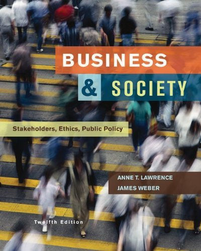 Business And Society by Anne Lawrence