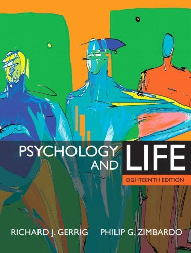 Psychology And Life by Richard J Gerrig