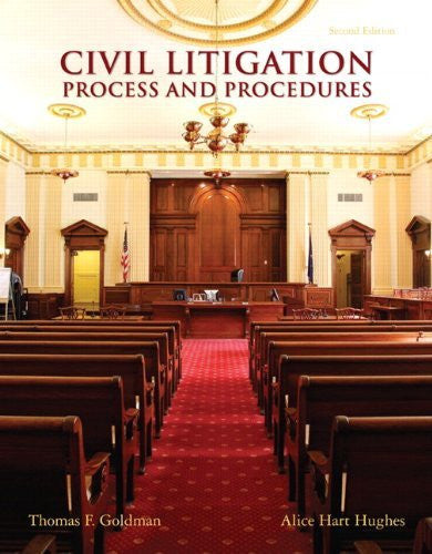 Civil Litigation by Thomas F Goldman