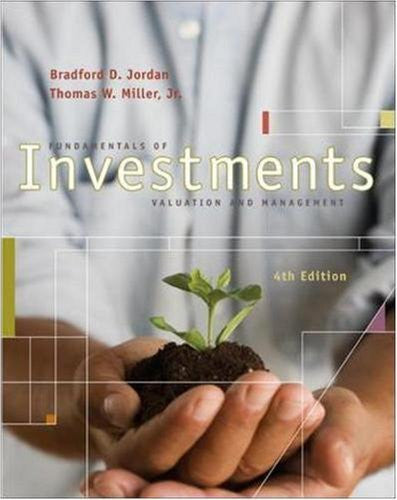 Fundamentals of Investments by Bradford Jordan