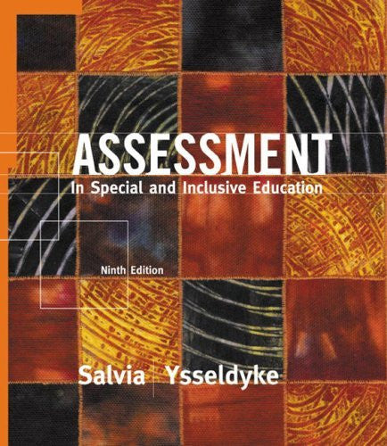 Assessment by John Salvia
