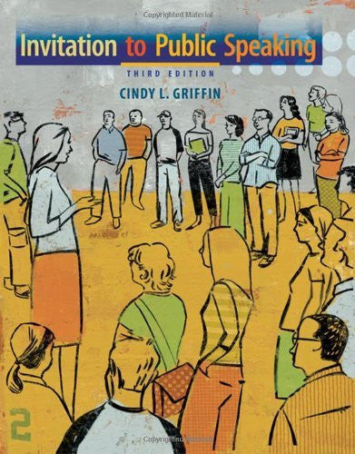 Invitation To Public Speaking by Cindy L Griffin