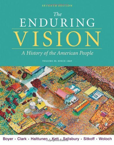 The Enduring Vision Volume 2 by Paul S Boyer
